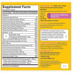 Buy Nature Made Prenatal Folic Acid + DHA 60 Softgels Supplement in Kenya
