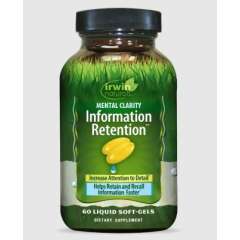 Buy Irwin Mental Clarity Information Retention 60 Softgel Supplement in Kenya