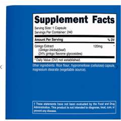 Buy Nutricost Ginkgo Biloba 120mg 240 Dietary Capsules in Kenya