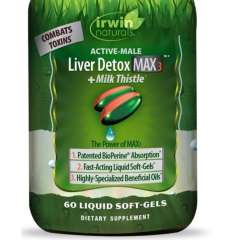 Buy Irwin Active Male Liver Detox Max3+Milk Thistle 60 Softgel in Kenya