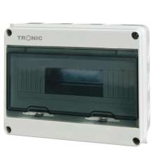 Buy Tronic DB WP65-ZN-12-IS , IP65 with 100A IsolatorDurable ABS TPN 10-Way Distribution Board in Kenya