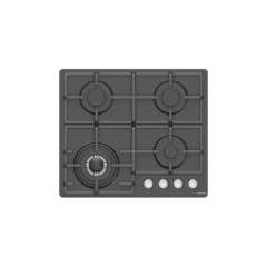 Buy Hisense HGH641BS01 4 Gas 60CM Black Stainless Steel Built In Hob in Kenya