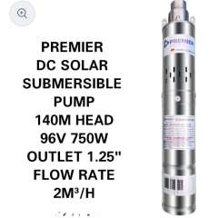 Buy Premier EL35527 140M 1.25" 750W 96V Solar Submersible Pump in Kenya