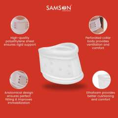 Buy Samson Adjustable Hard Cervical Collar, Size: Small in Kenya
