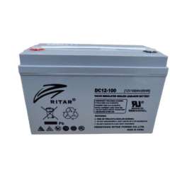 Buy Ritar DC-12-100 12V 100AH 20HR Valve regulated sealed lead acid solar battery in Kenya