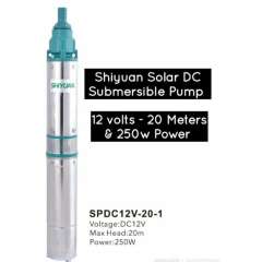 Buy Shiyuan 20M 250W 12V DC solar Submersible Pump in Kenya