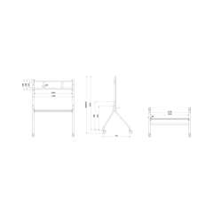 Buy Hisense WH3309-LK Trolley For 65"- 86" Interactive Display Board in Kenya
