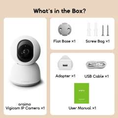 Buy oraimo Vigicam 3MP Ultra HD Night Vision IP Camera in Kenya