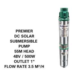 Buy Premier 55M 1" 500W 48V DC Solar Submersible Pump in Kenya