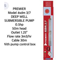 Buy Premier 4SDM3/7 50M 0.5hp Deep Well electric submersible pump in Kenya