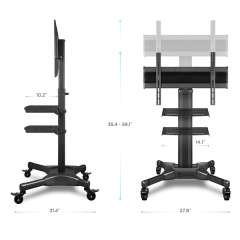 Buy ONKRON TS2551 32”–55”  Mobile TV Stand in Kenya