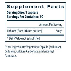Buy Vital Nutrients 5mg Lithium 90Capsules Supplement in Kenya