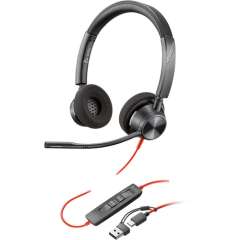 Buy Poly Blackwire 3320 Stereo USB-C Headset + USB-C/A Adapter in Kenya