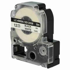 Buy Epson SS-12KW 12mm Black on White Label Tape in Kenya