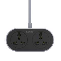 Buy LDNIO 2 AC Standard 10A, 250V Outlet Universal Electric Power Extension Socket in Kenya