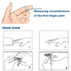 Buy Orthocare Oca Plastic Mallet Finger Splint with Strap, Size: Size 1 in Kenya