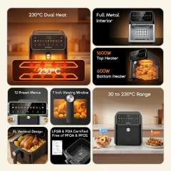 Buy Oraimo Intellifry OAF-502A 9L 230°Dual Side  Flip Free Air Fryer in Kenya