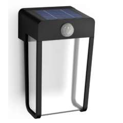 Buy Philips Shroud SR LED Solar Wall Light Frosted 2.3W 827 225Lumens IP44 15KHrs with PIR Sensor in Kenya