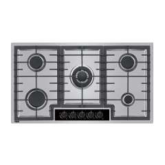 Buy VON VHB-9556MWTX 5 Burners 90cm Stainless Steel Built-in Gas Hob in Kenya