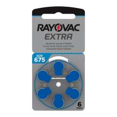 Buy Rayovac Extra 6Pack Size 675 Hearing Aid Batteries in Kenya