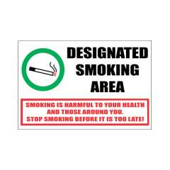 Buy Designated Smoking Area Signage in Kenya