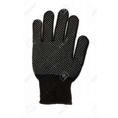Buy PVC Dotted Black Cotton Gloves in Kenya