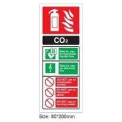 Buy CO2 Fire Extinguisher Instruction Sign in Kenya