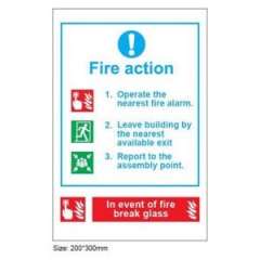 Buy Fire Action 3 Instructions, Break Glass Sign in Kenya