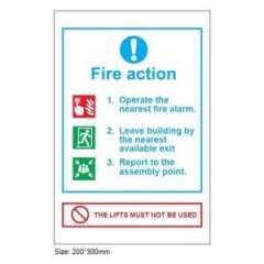 Buy Fire Action 3 Instructions, Lift Prohibition Sign in Kenya