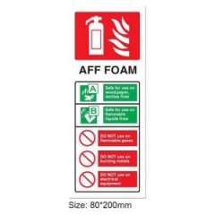 Buy AFF foam Extinguisher Instruction Sign in Kenya