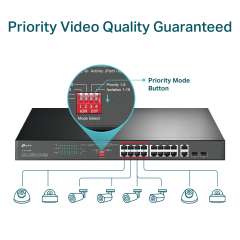 Buy TP-Link TL-SL1218MP 16-Port  PoE Switch in Kenya
