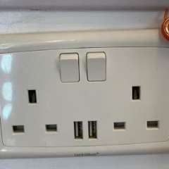 Buy Carl and Gilberts Twin Socket Outlet with USB in Kenya