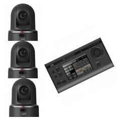 Buy JVC KY-PZ100BE Robotic PTZ network video production camera with 3 cameras and a controller in Kenya