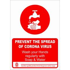 Buy Wash Hands With Soap and Water Sign in Kenya