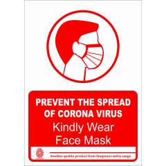 Buy Wear a Face Mask Sign in Kenya