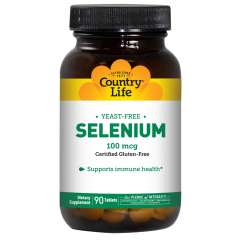 Buy Country Life 100mcg Yeast Free 90 Selenium Tablets Supplement in Kenya