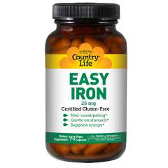 Buy Country Life 25mg Easy Iron 90 Capsules Supplement in Kenya