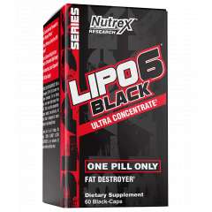Buy Nutrex 60Capsules Lipo6 Black Ultra Concentrate Thermogenic Fat Burner in Kenya