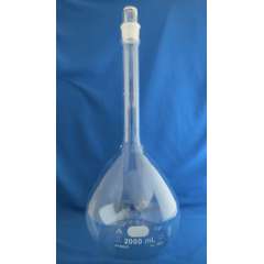 Buy Pyrex Class A 2000ml Glass Volumetric Flask in Kenya