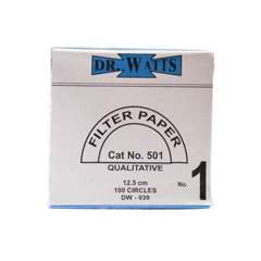 Buy Dr.Watts Grade1 125mm 100Pack Filter Papers in Kenya