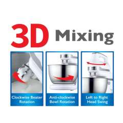 Buy Mika MMHS201WS 4L with Bowl Hand and Stand Mixer in Kenya