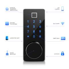 Buy Airbnb Smart WiFi App Door Lock with Fingerprint, Passcode & Card in Kenya