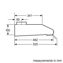Buy Bosch DHU665CGB 60cm built-under cooker Hood in Kenya