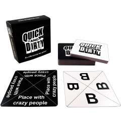 Buy Quick And Dirty Black Party Card Game in Kenya