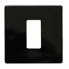 Buy Tronic SR TSNK-09 13A 1G Black Nickel Metal Switch Cover Plate in Kenya