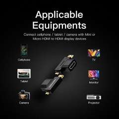 Buy Vention Mini HDMI and Micro HDMI to HDMI Adapter in Kenya