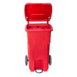 Buy TopTank 90Litre Foot Pedal Garbage Bin with Wheels in [storefront]