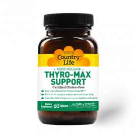 Buy Country Life Thyro Max Support 60 Tablets Supplement in [storefront]