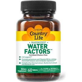 Buy Country Life Water Factors 60Tablets Supplement in [storefront]