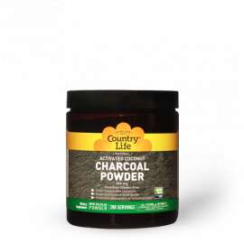 Buy Country Life Activated 500mg Coconut Charcoal Powder Supplement in [storefront]